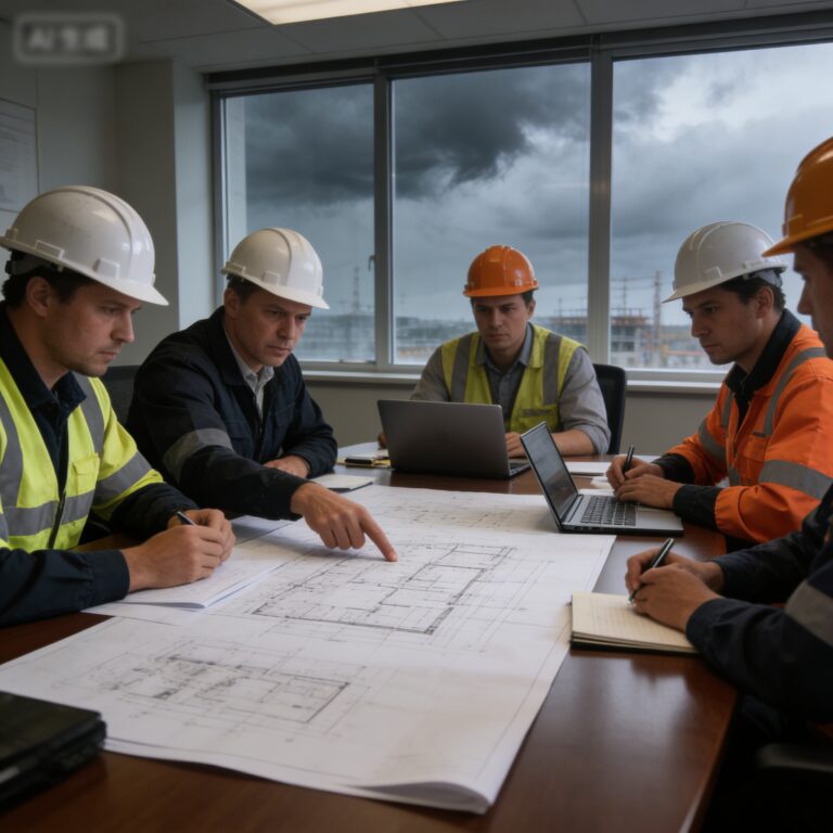 What to do when scaffolding work encounters severe weather?