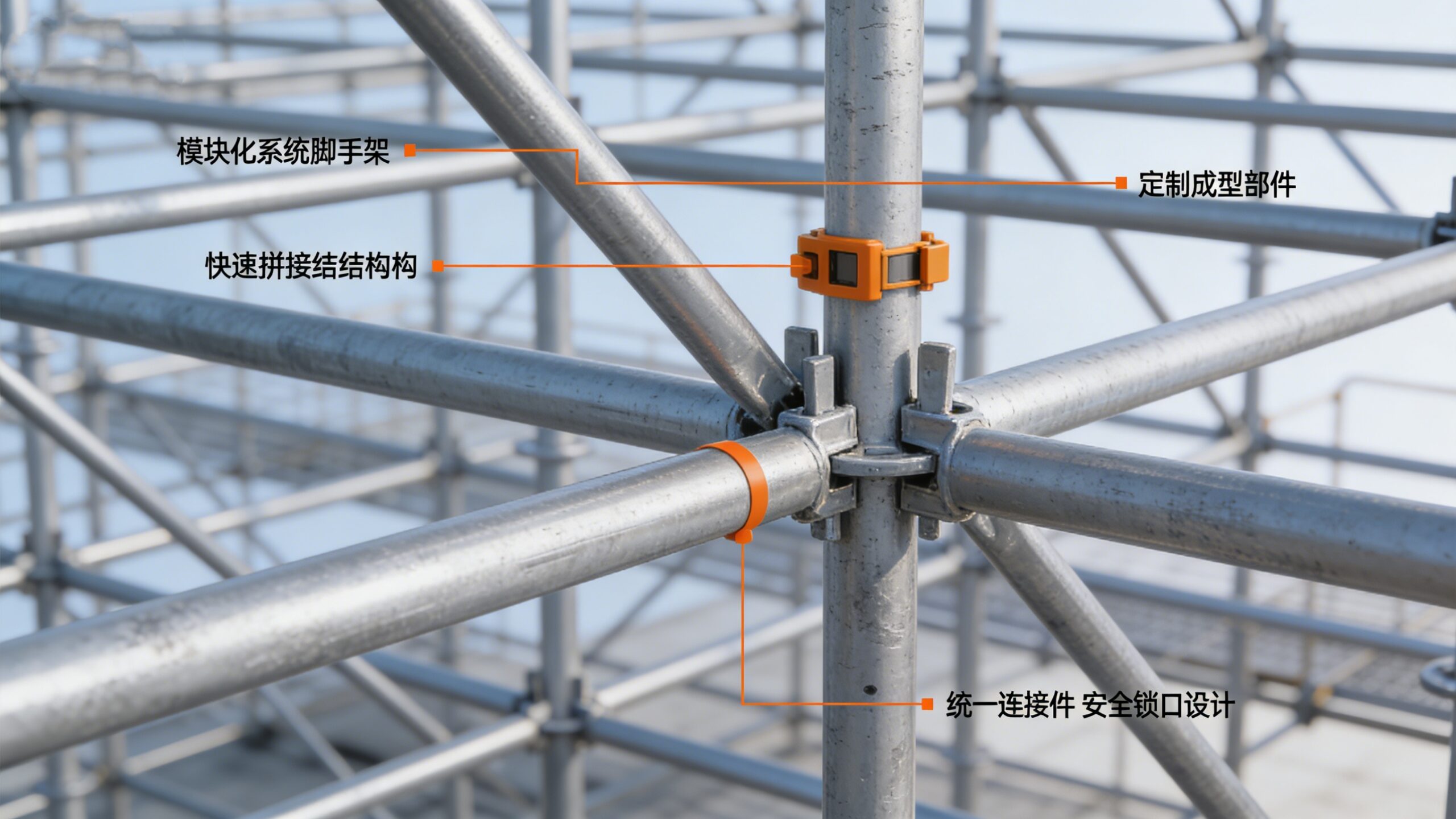 What are the core differences between modular scaffolding systems and traditional steel pipe and coupler scaffolding?